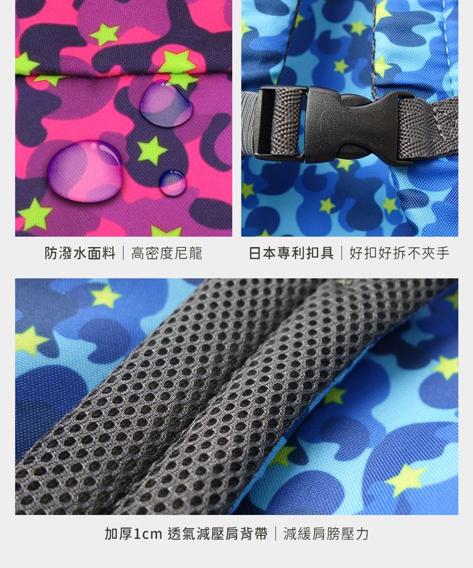 HUGGER - 孩童登山背包-迷彩糖果 (5-8Y)