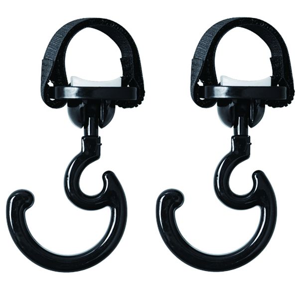 akachan honpo - 360度旋轉掛勾-黑色