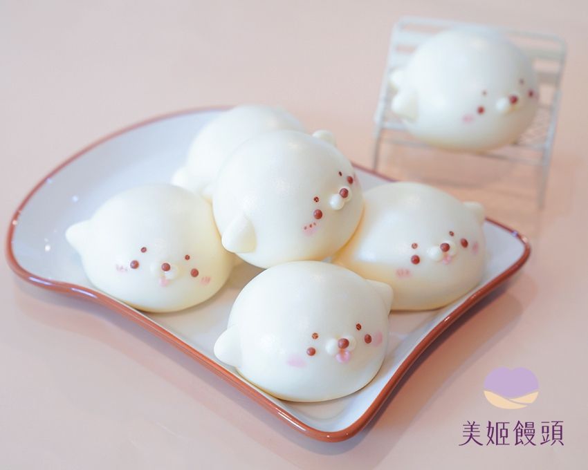 美姬饅頭 - 小海豹鮮乳芋泥包-6入-48g/顆