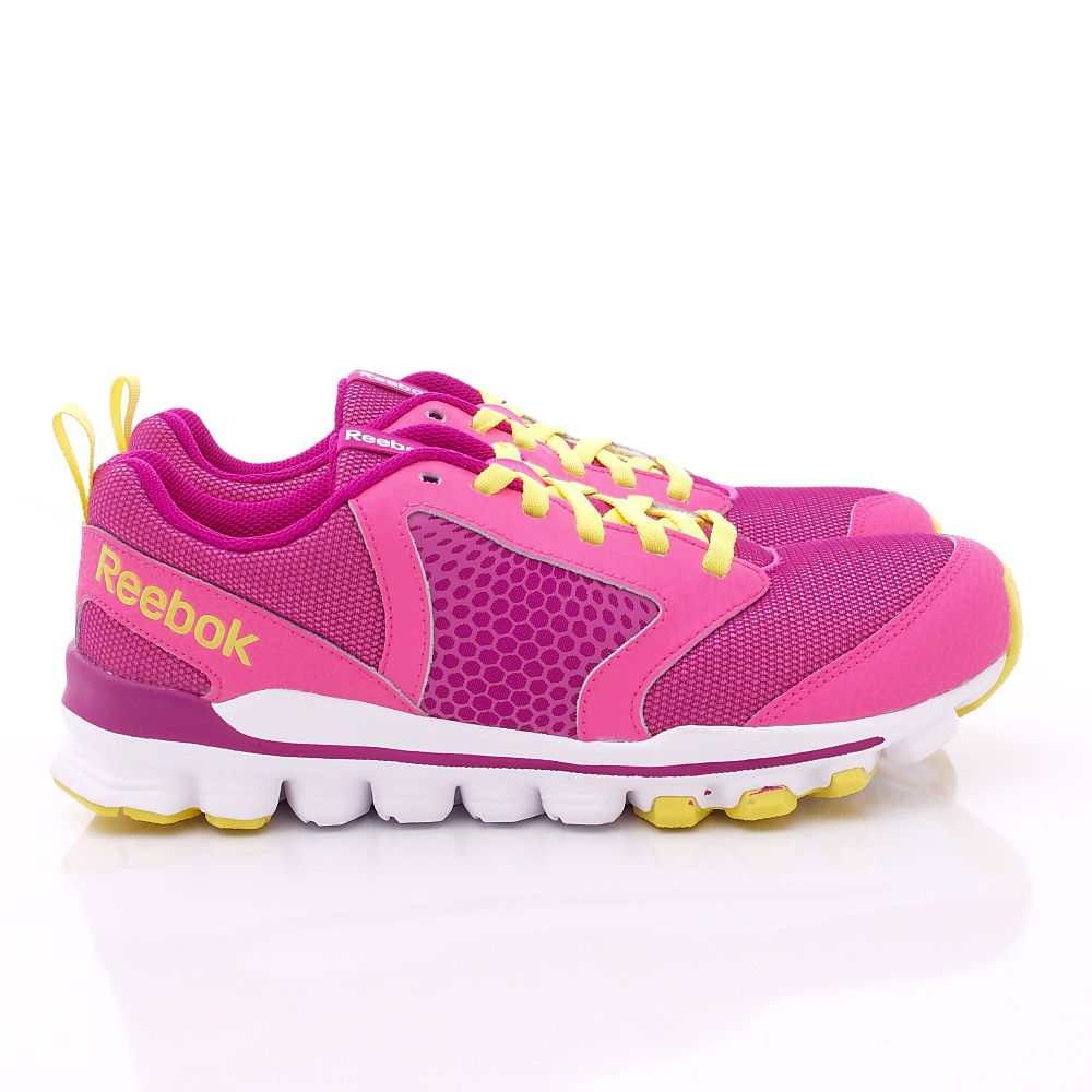 REEBOK - 童鞋-彈力亮彩運動鞋款(大童段)-桃