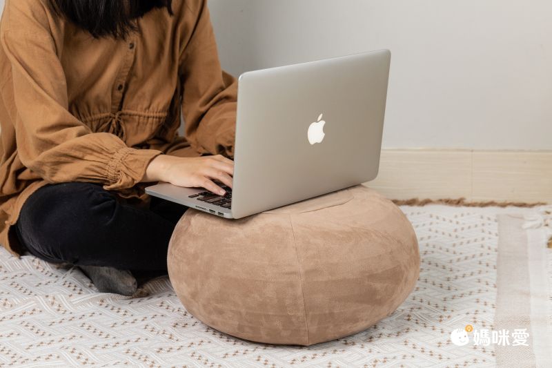 日本小泉 - FITPOP多功能運動塑身瑜伽球/坐墊/桌子-灰藍 (Φ43×25㎝)