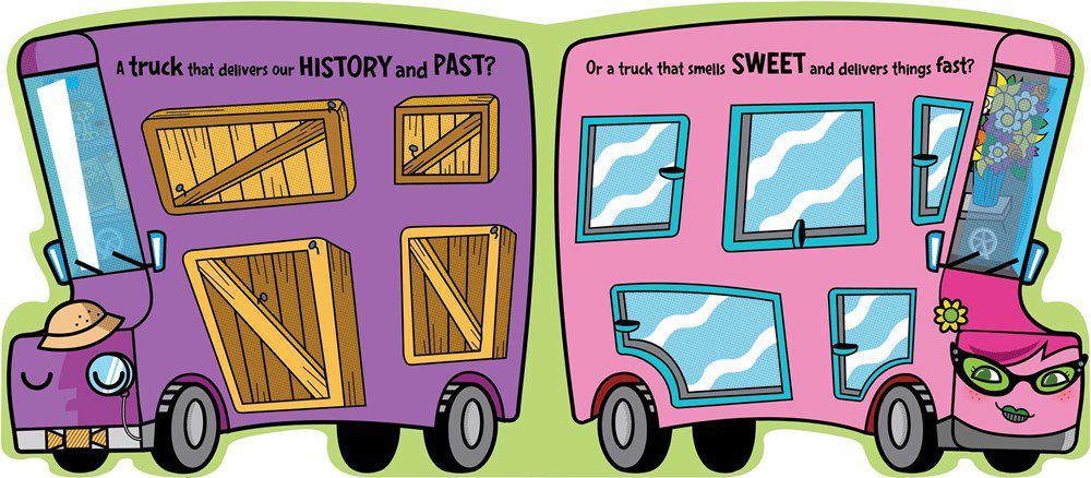 DELIVERY TRUCKS /外送車百科翻翻書-硬頁書