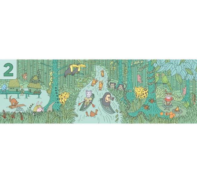 奇幻小鎮：從1數到10【數字認知無字繪本】