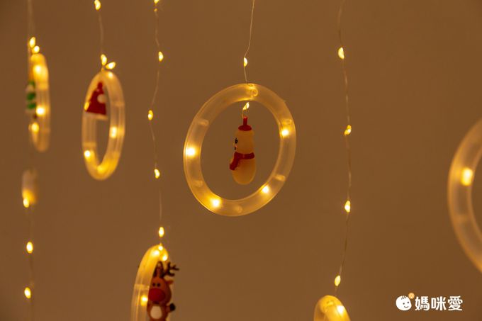 聖誕節雪花LED彩燈(八功能款)-聖誕樹 (長度約300cm)