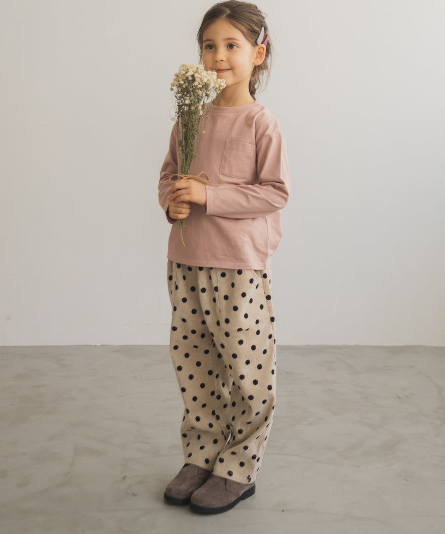 日本 PAIRMANON - 柔棉100% 圓領薄長袖上衣-刺繡美式漢堡-軍綠