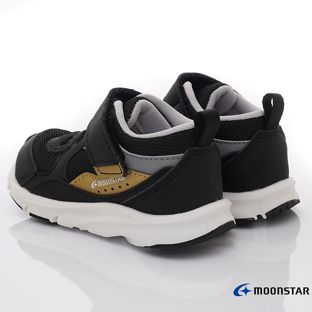 Moonstar日本月星 - 月星機能運動鞋款(中小童段)-運動鞋-黑金
