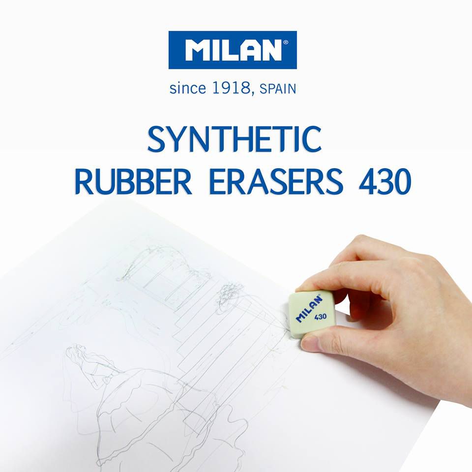 MILAN - 經典暢銷橡皮擦430_(4入不挑色)