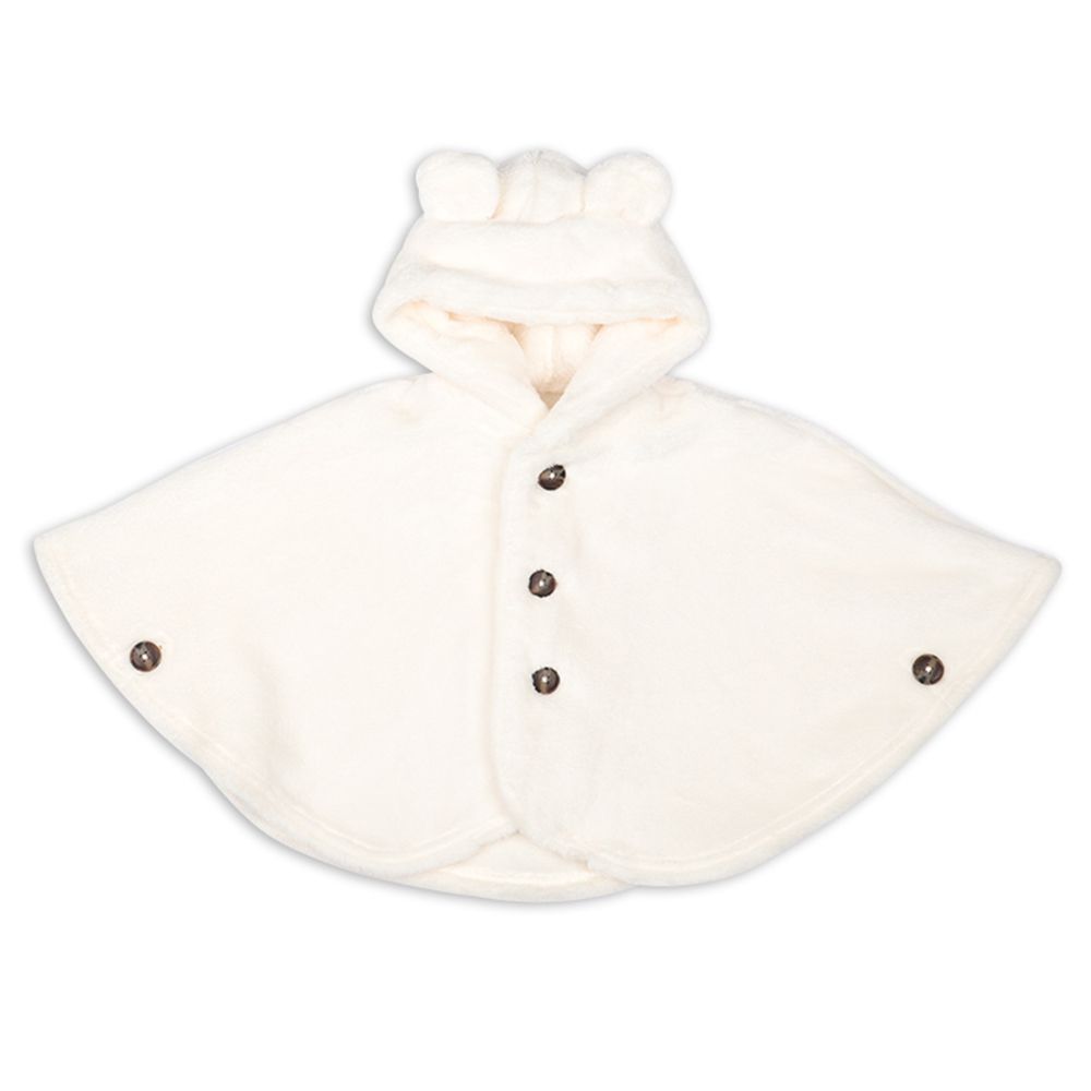 刷毛斗篷--象牙白色 (60~80cm)