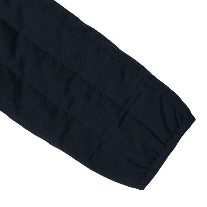 akachan honpo - 寬鬆夾克-超細纖維-深藍色