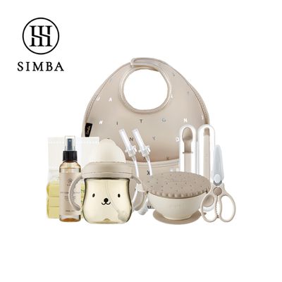 Simba 小獅王辛巴 - 寶寶開飯 餐桌美學啟蒙組-奶油字母