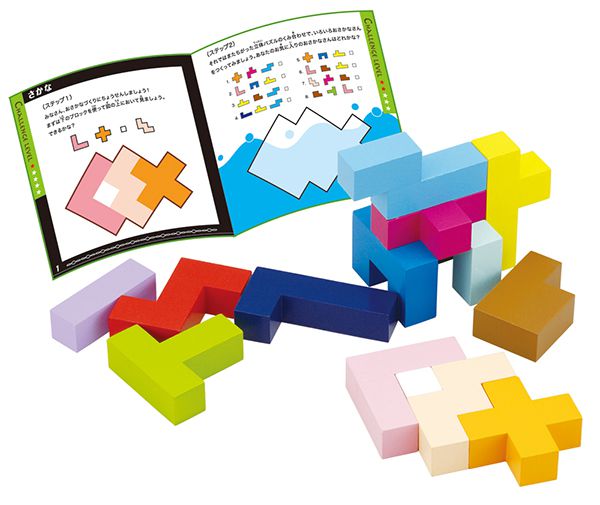 日本 Ed.Inter - 益智桌遊系列 -- 益智方塊拼圖
