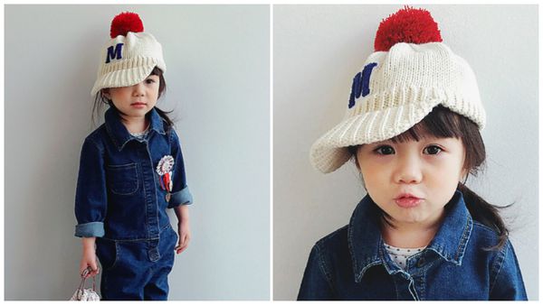 日本專櫃質感造型毛帽～日系萌娃必備！ ✿