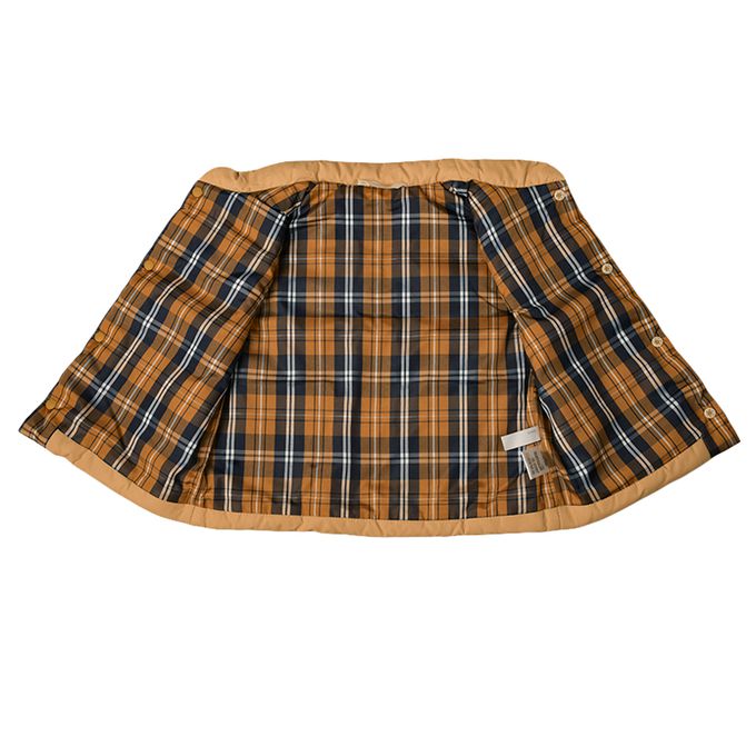 akachan honpo - 鋪棉背心-淺卡其色