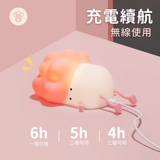 Timo - 小白菜趴趴燈 LED 拍拍燈 小夜燈