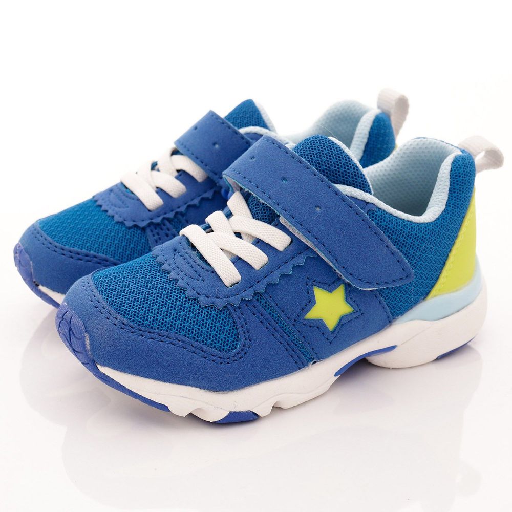 Moonstar日本月星 - 日本月星機能童鞋-兒茶素系列輕量機能款(中小童段)-藍