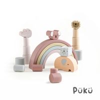 PUKU 藍色企鵝 - LetFree想•自由 平衡彩虹疊疊積木
