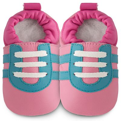 英國 shooshoos - 健康無毒真皮手工鞋/學步鞋/嬰兒鞋/室內鞋/室內保暖鞋-格洛莉雅