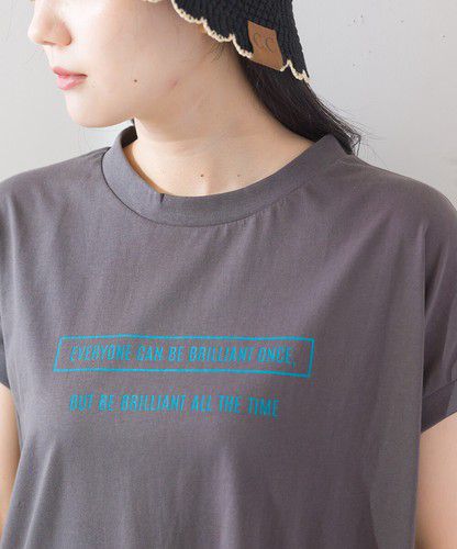 日本 Bou Jeloud - 100%純棉透氣簡約短袖上衣-焦糖橘