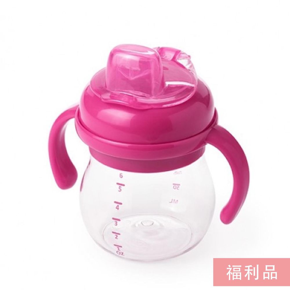 美國 OXO - 【福利品】寶寶握鴨嘴杯-莓果粉