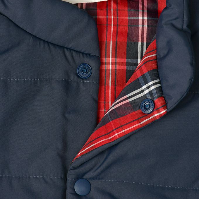 akachan honpo - 鋪棉背心-深藍色