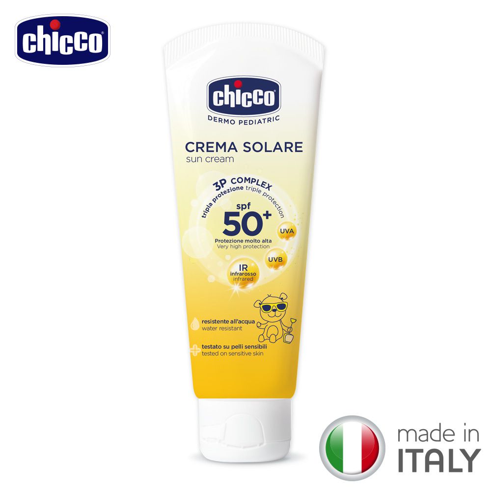義大利 chicco - 寶貝防曬水嫩乳霜SPF50+