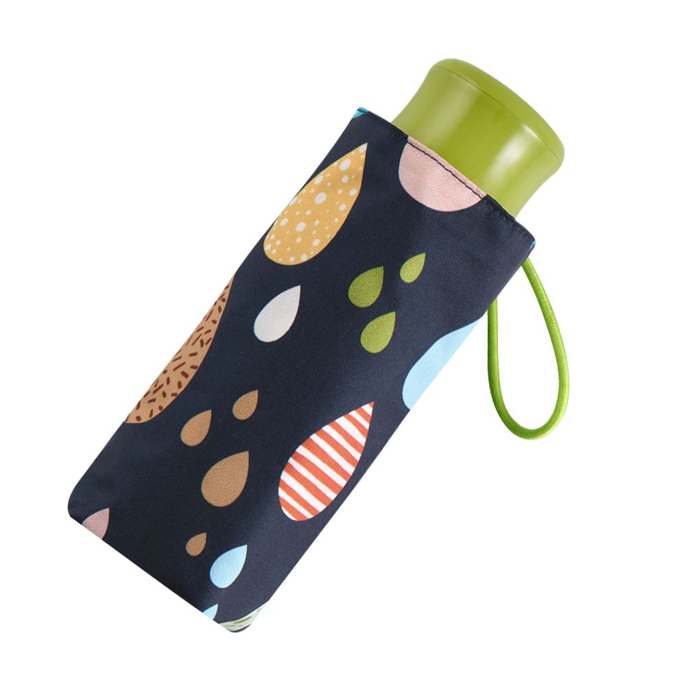 抗UV手開迷你口袋傘-繽紛雨點-230g