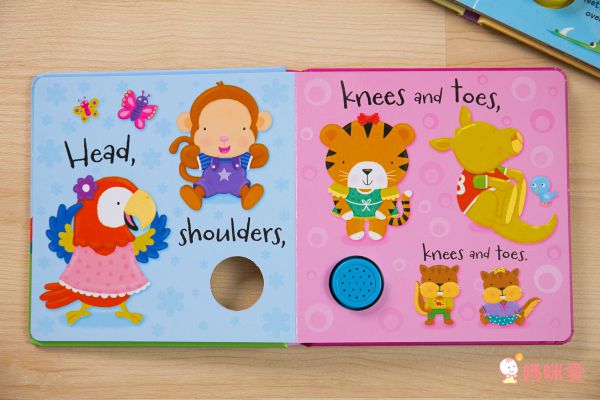 孩子超愛音效書單本160元❤ 1歲起英文遊戲操作書！玩到跟著節奏搖擺囉♫