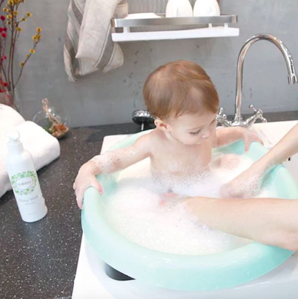 韓國 Sobble 棉花糖嬰幼兒澡盆，知名部落客、產後中心推薦！