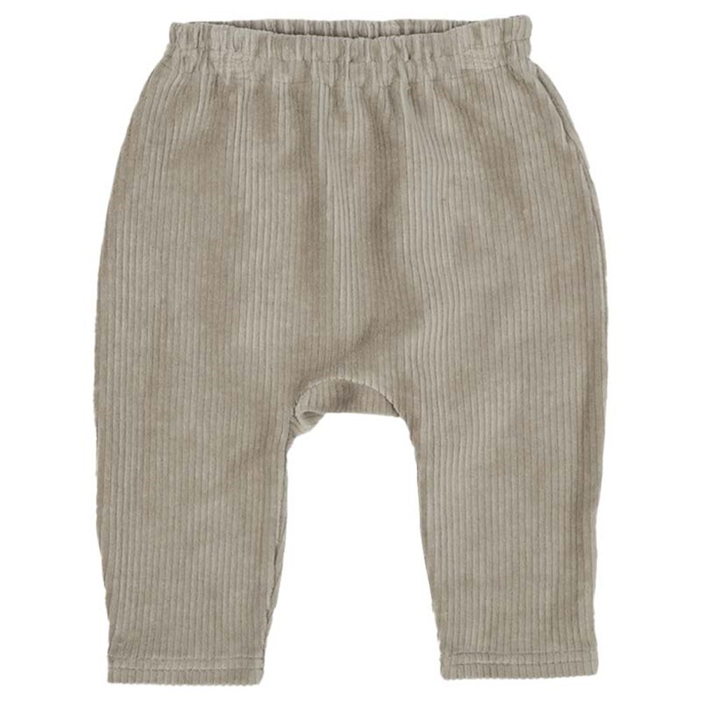 經典造型屁屁褲-燈心絨-淺卡其色