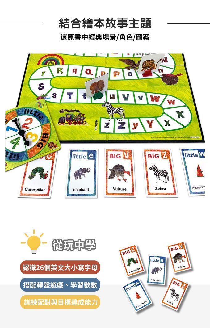 【美國Briarpatch】艾瑞卡爾繪本聯名益智桌遊 - 找找看ABC英文字母學習遊戲_Intro3