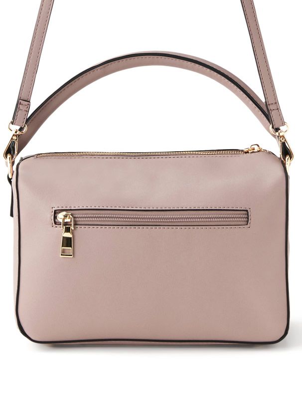 日本 GRL - 2WAY時尚幾何手提/肩背包-櫻花粉 (F)