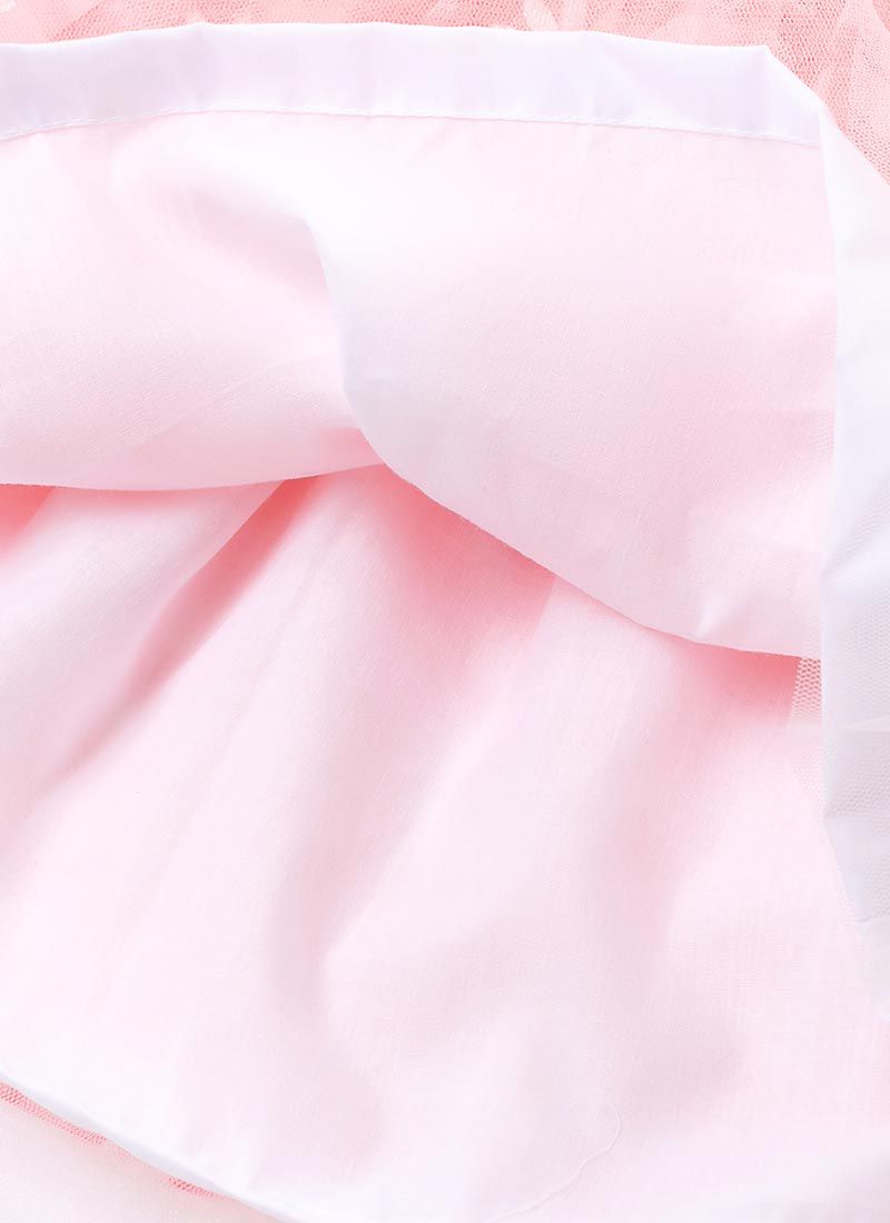 韓國 OZKIZ - 小白花格子紗短裙