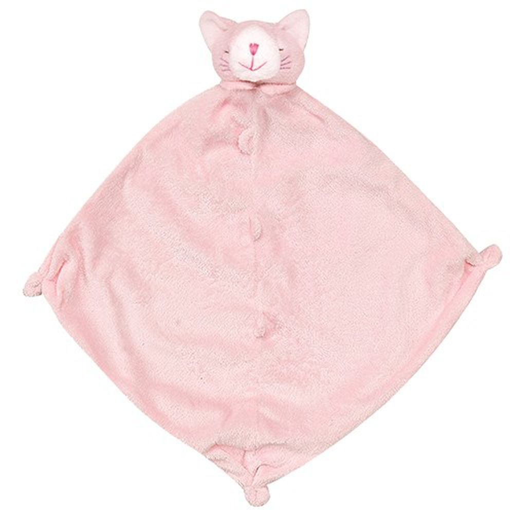 美國 Angel Dear - 動物嬰兒安撫巾-粉紅小貓