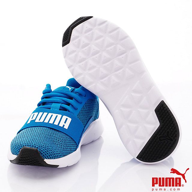 puma - 童鞋-輕量針織運動鞋款(中小童段)-藍