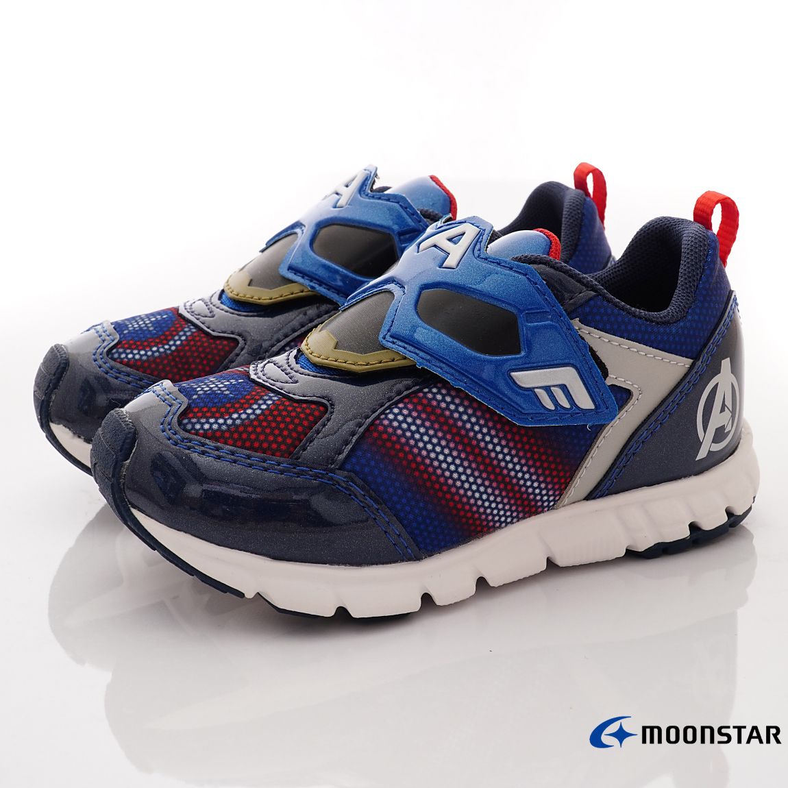 Moonstar日本月星 - 漫威運動鞋系列(中小童段)美國隊長-運動鞋-藍