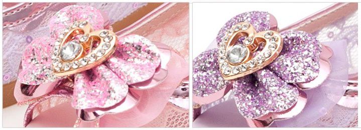 韓國 MAMITREE - 星紗亮皮鞋-典雅粉