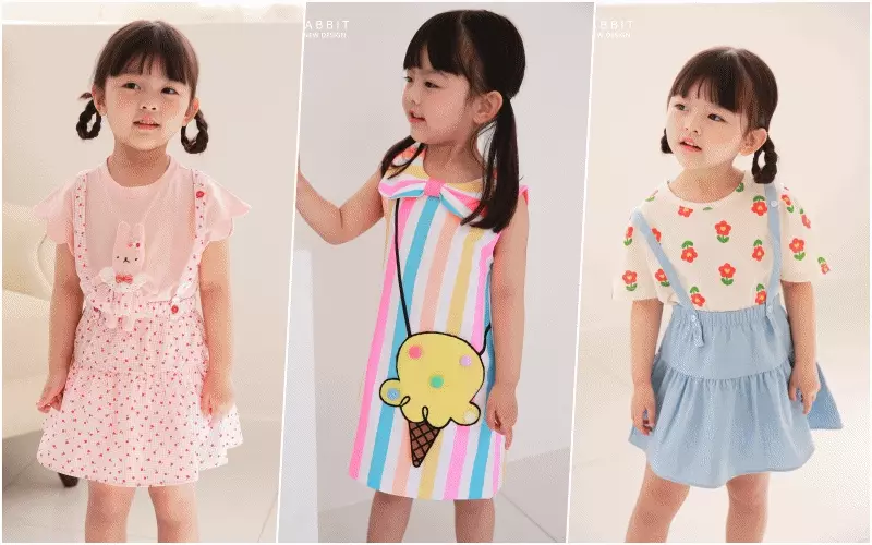 韓國 Coco rabbit - 立體小飛龍T-粉紅