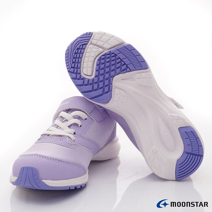 Moonstar日本月星 - 純色運動機能童鞋-AGJ0019紫(中大童)-運動鞋-紫
