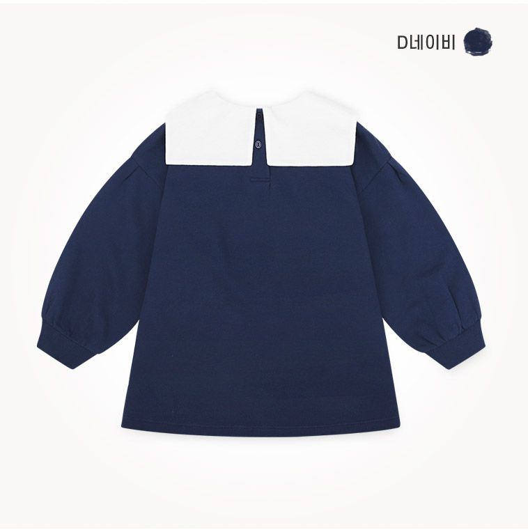 韓國 milk mile - (聯名款)長版翻領上衣內搭褲套裝-深藍X燕麥