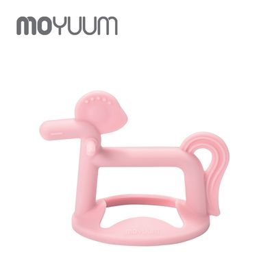 韓國 MOYUUM - 白金矽膠手環固齒器-飛飛馬-櫻花粉