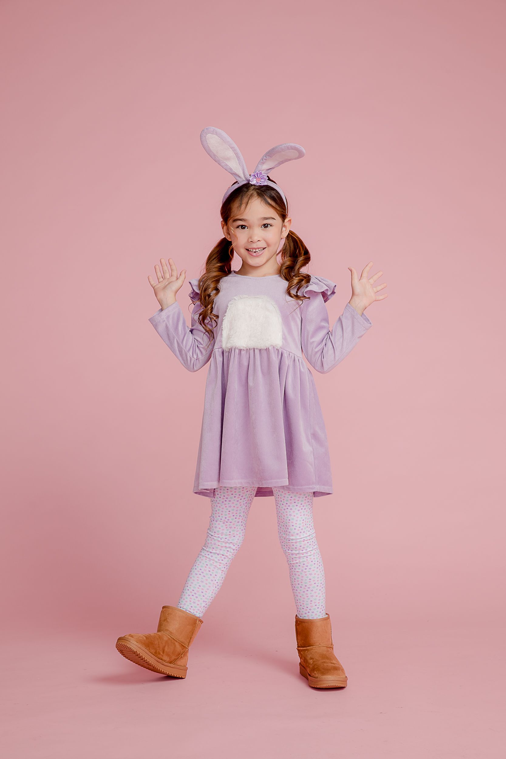 Love, Charlotte - 小兔子洋裝-兔子造型洋裝-內含洋裝+頭箍+內搭褲