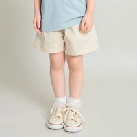 日本 BRANSHES - 腰間蝴蝶結女孩短褲-米白