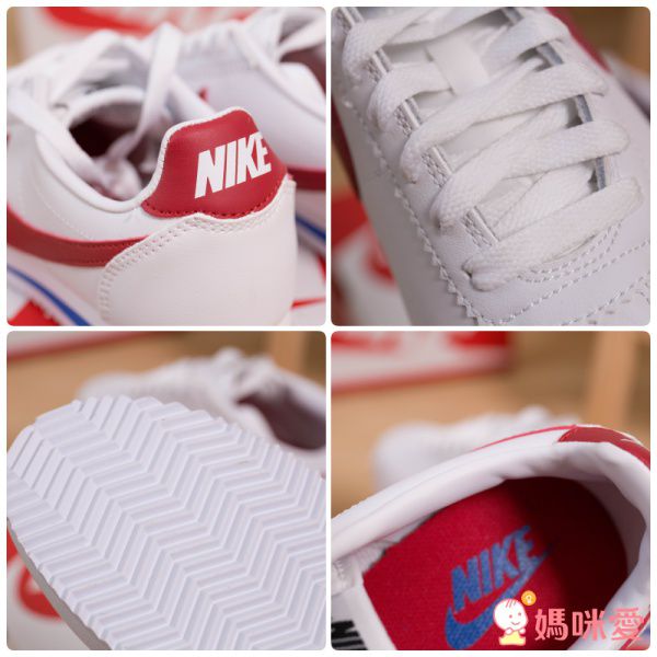 NIKE - Cortez GS 阿甘鞋(女)-白藍紅-剩24cm