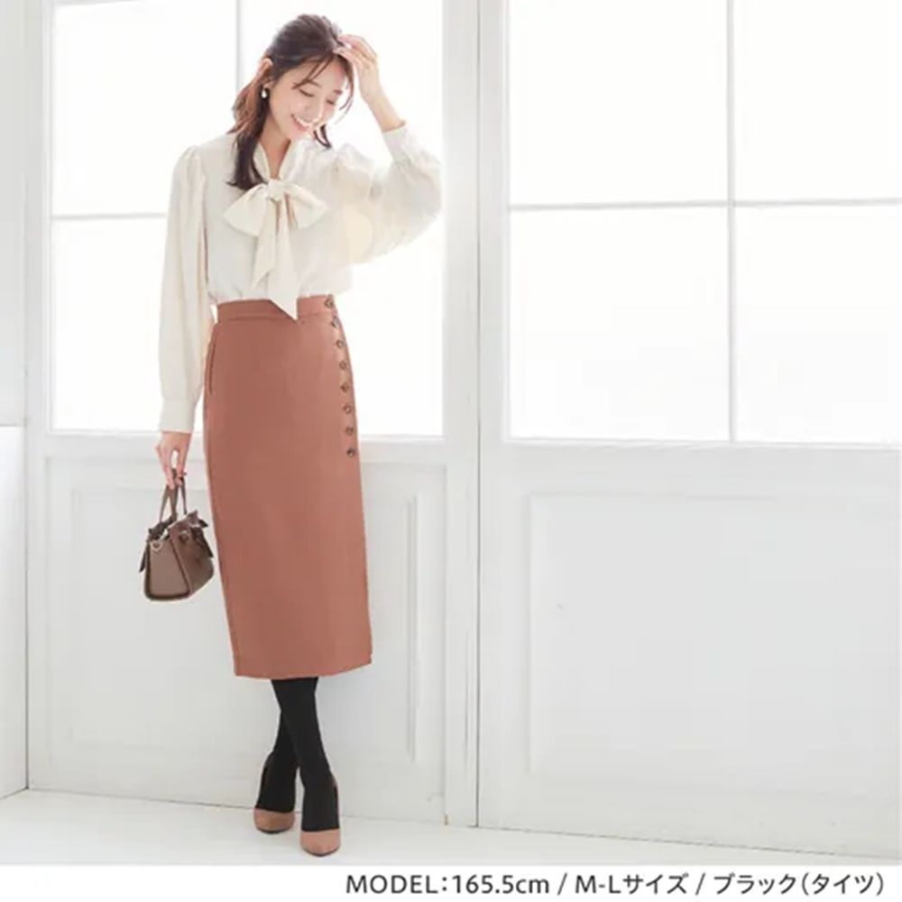 日本 BELLUNA - 150丹彈性保暖褲襪/內搭褲-深灰