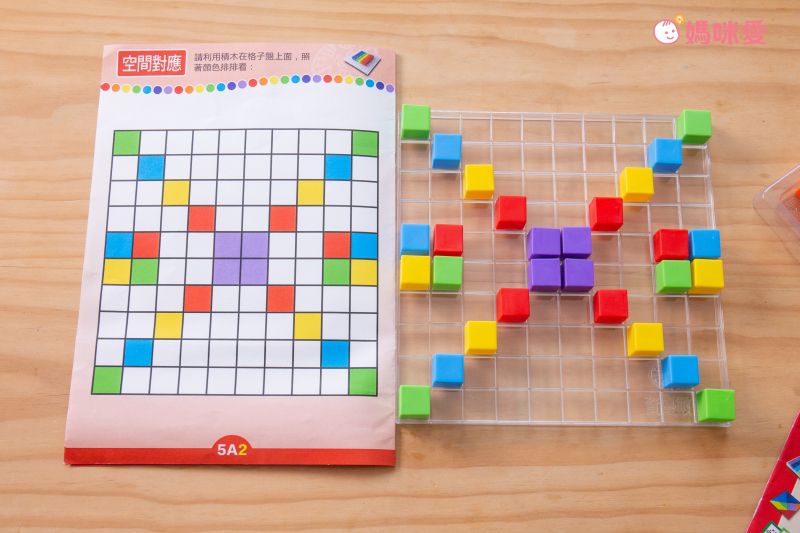 資優數學 - 親子金版1-6冊全系列-6盒教材+教具(透明百格盤)