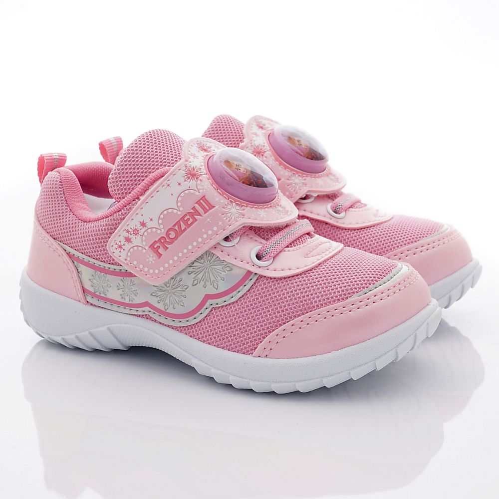 冰雪奇緣 - 台灣製冰雪奇緣電燈款(中小童段)-運動鞋-粉