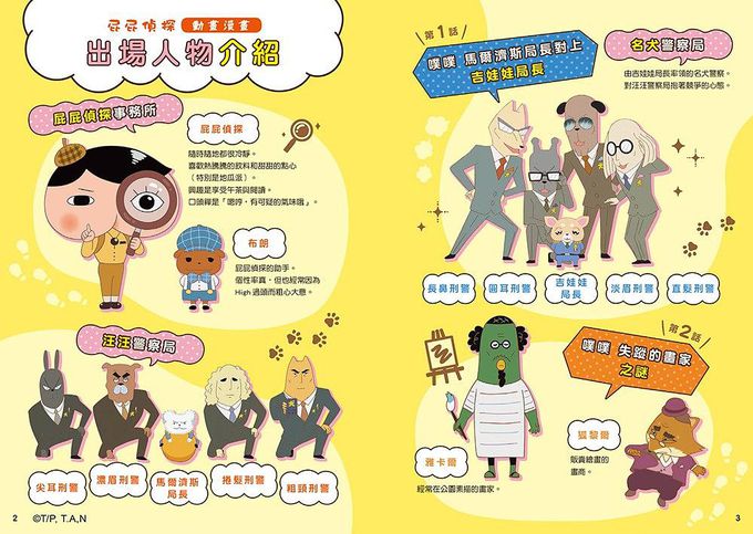 屁屁偵探動畫漫畫7 噗噗馬爾濟斯局長對上吉娃娃局長