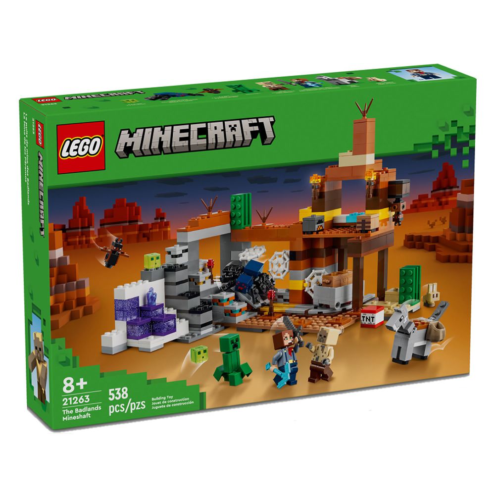 樂高 LEGO - LT21263 Minecraft創世神系列2024 - The Badlands Mineshaft