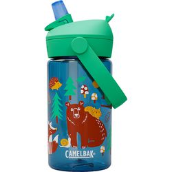 CamelBak - Flip Straw 兒童吸管運動水瓶RENEW-森林夏令營 (400ML)