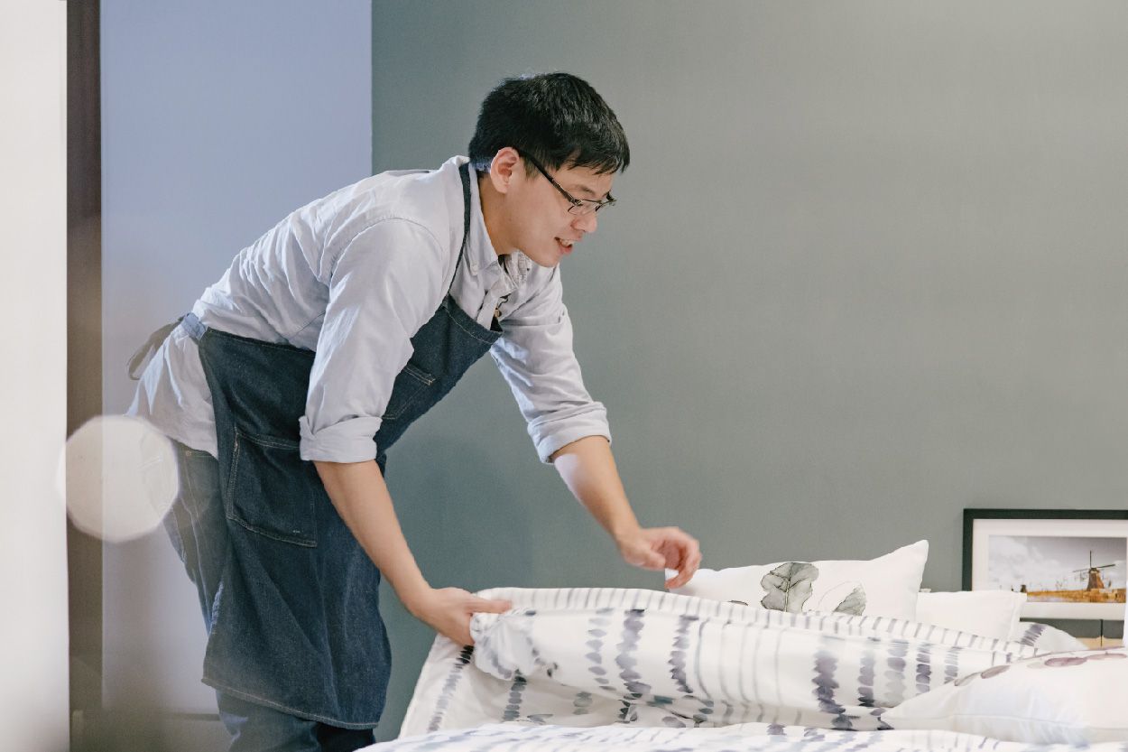 走走家具 - 模組單人加大床架-清新白 (105 / 217 / 66 (cm);座高 24 (cm))